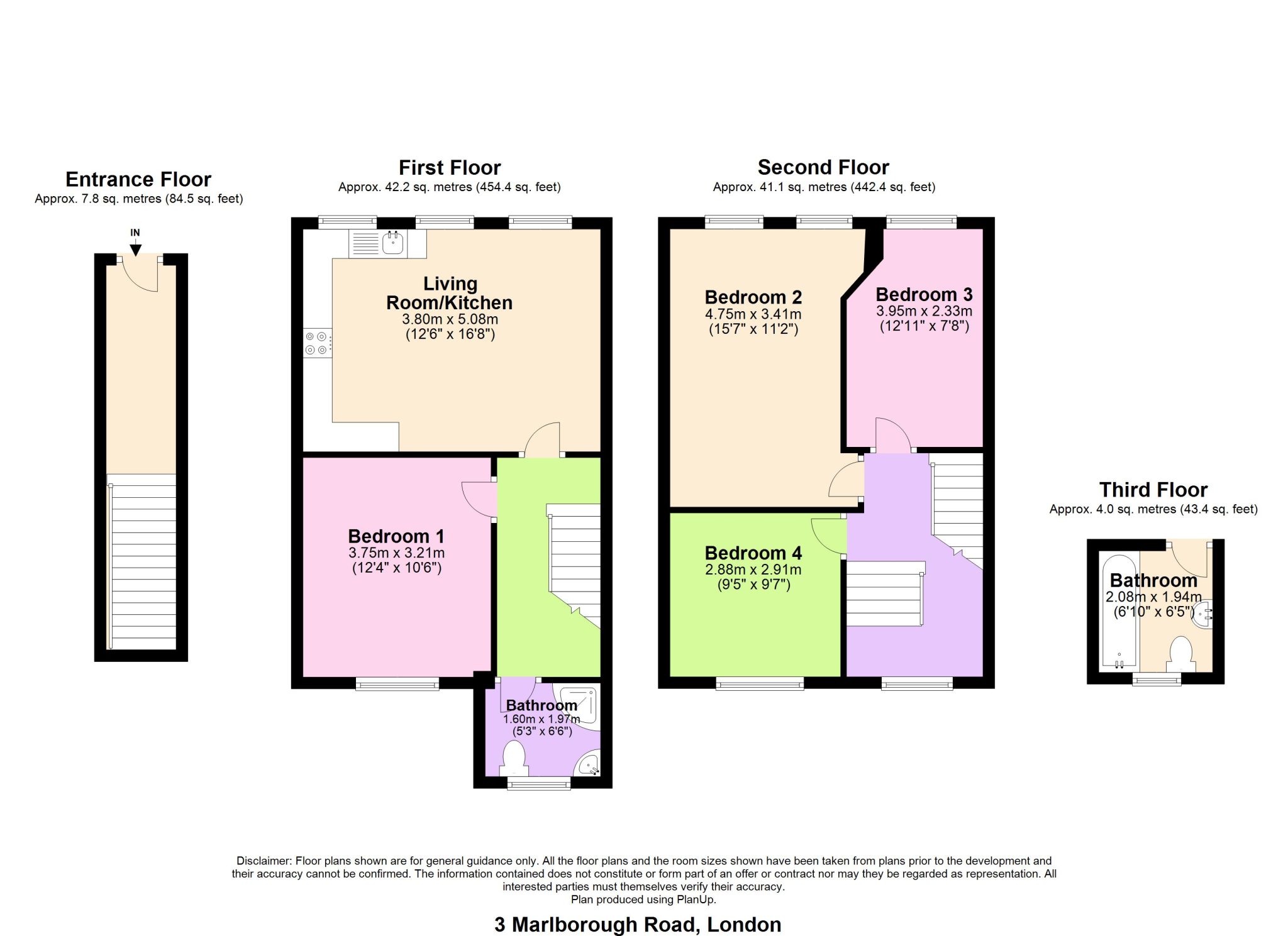 3 Marlborough Road N19 4NA- Floorplan